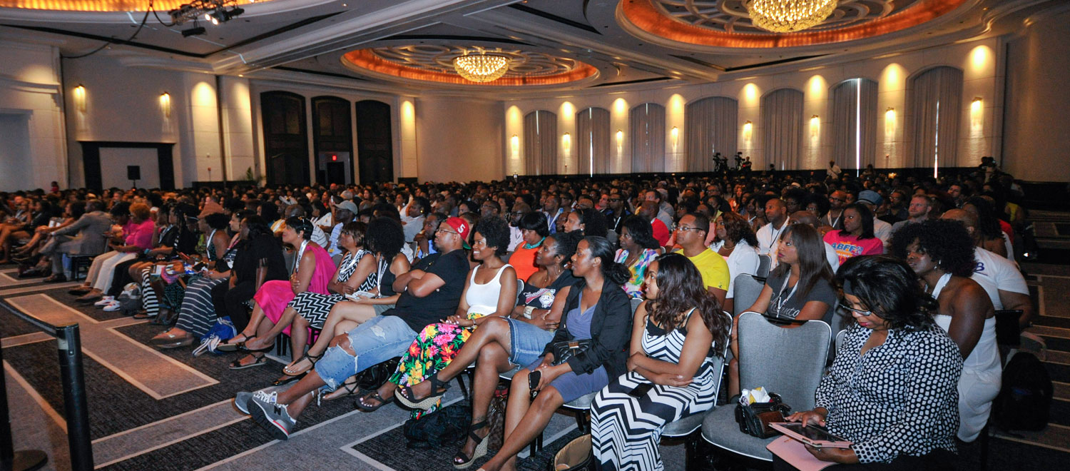 The ABFF audience, mesmerized.
