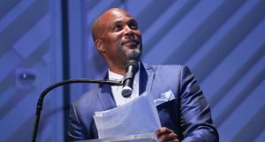 Chris Spencer delivers keynote at ABFF Filmmaker Awards Presentation