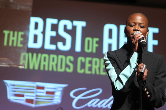 V Bozeman Performs at the “Best of the ABFF” Closing Awards Ceremony