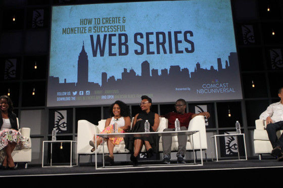 Andrea Lewis, Numa Perrier, Dennis Dortch and Smokey Fontaine address creating for the Web
