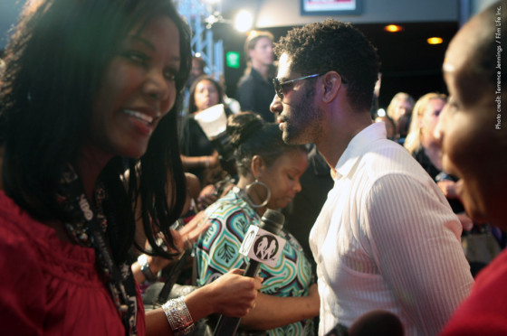 Eric Benet Arrives for his Debut in "Trinity Goodheart"